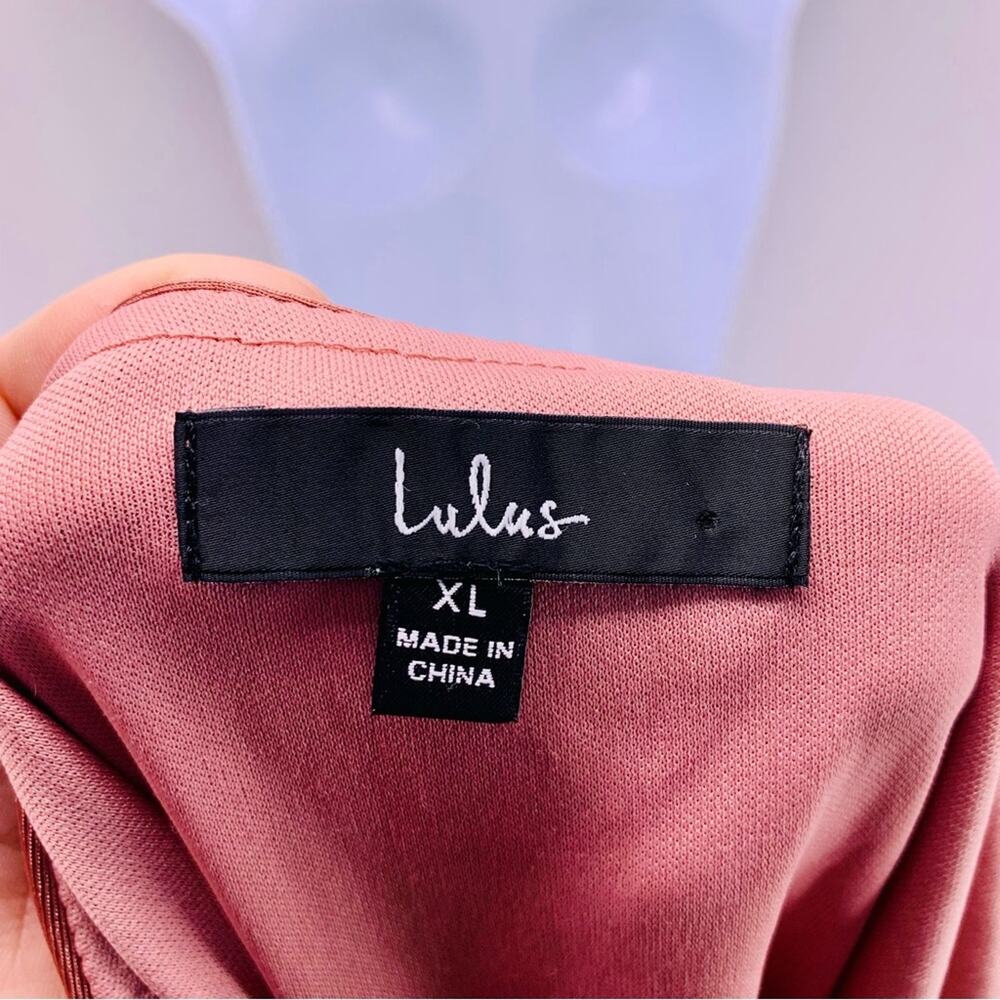 Lulu's Rust Midi Dress - Picture 9 of 10